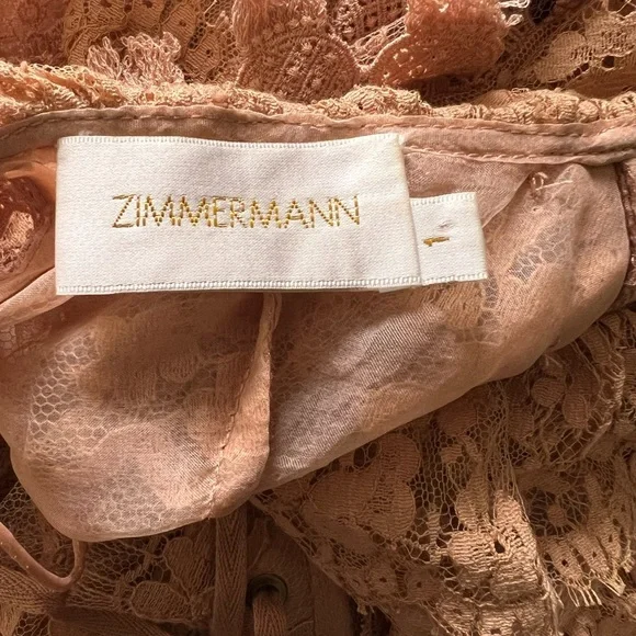 Super Rare 2017 Zimmermann Bowerbird Romance Mini Dress Runway Dress Size 1 - Picture 11 of 13